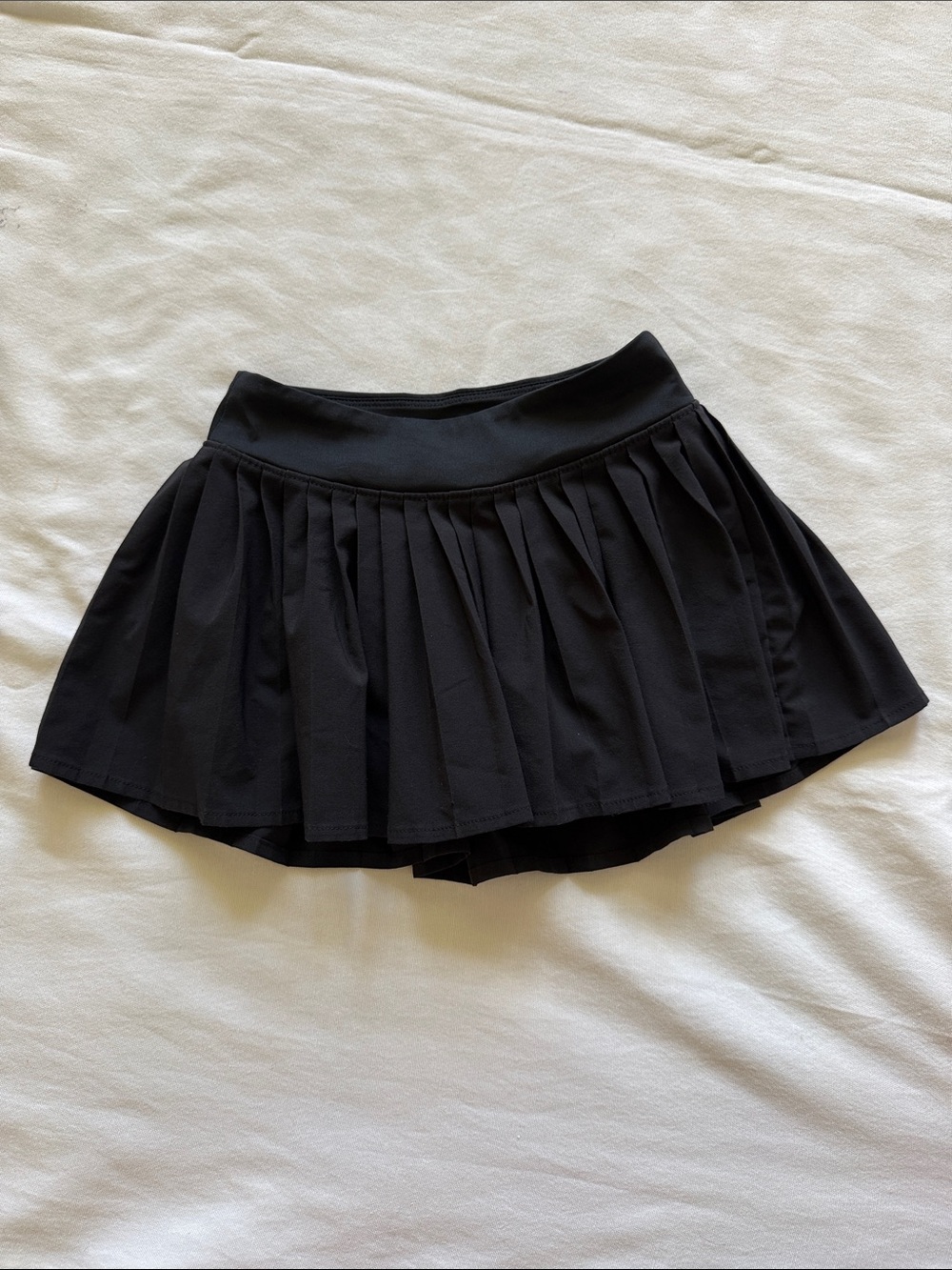 all in motion Black Pleated Active Mini Skirt